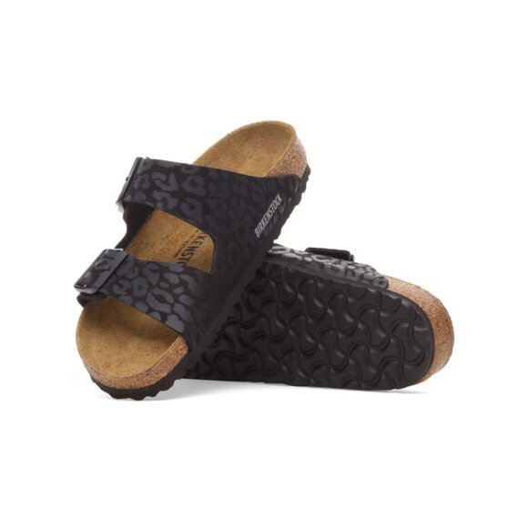 Birkenstock Arizona Synthetics Unisex Sandals – Leo Black - Picture 5 of 5